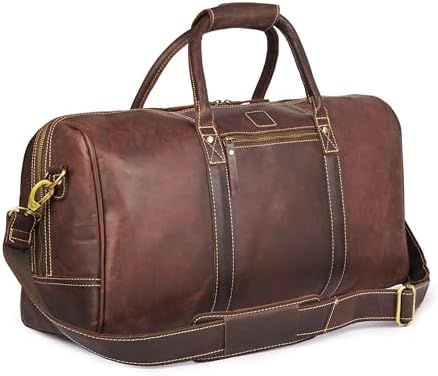 Amazon.com | David King & Co. Extra Large Multi Pocket Duffel, Tan
